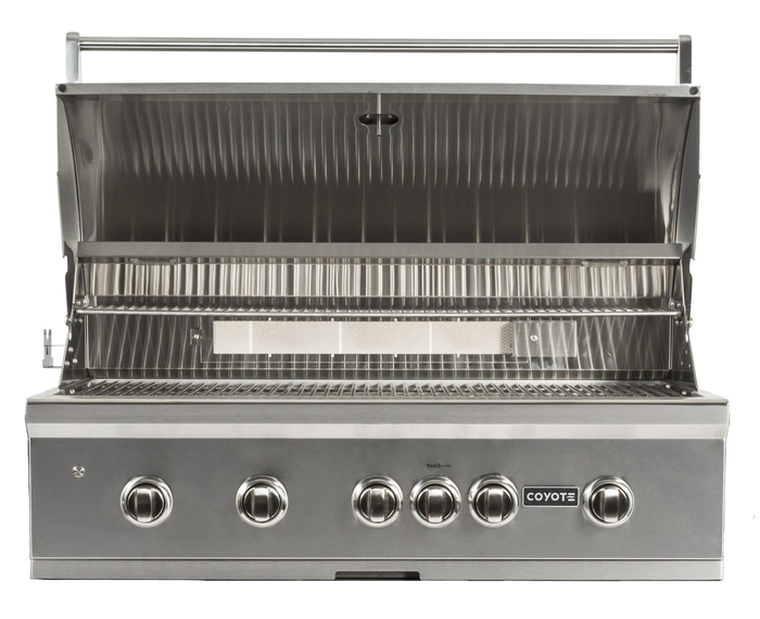 NG Gas Outdoor Grill C2SL42NG 42 inch Grill Built-in NG; Infinity Burners; Ceramics; LED fts