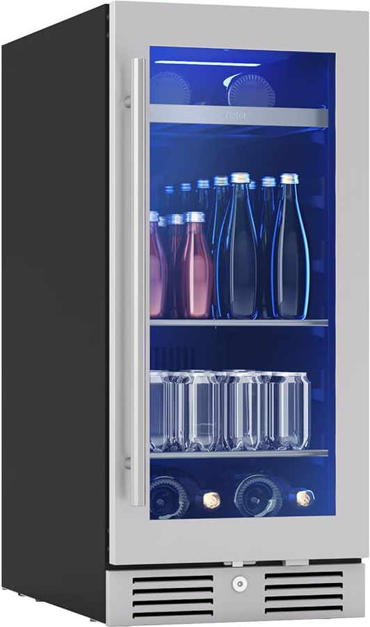 Zephyr PRB15C01CG 15 Inch Built In Beverage Cooler