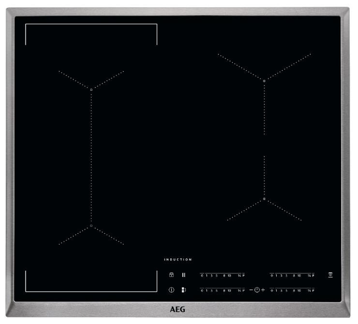 AEG IKE64441XB 24 Inch Touch Controls Induction Cooktop