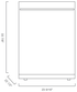 Blomberg DWT25504SS 24 Inch Tall Tub Top Controls  Dishwasher Parts
