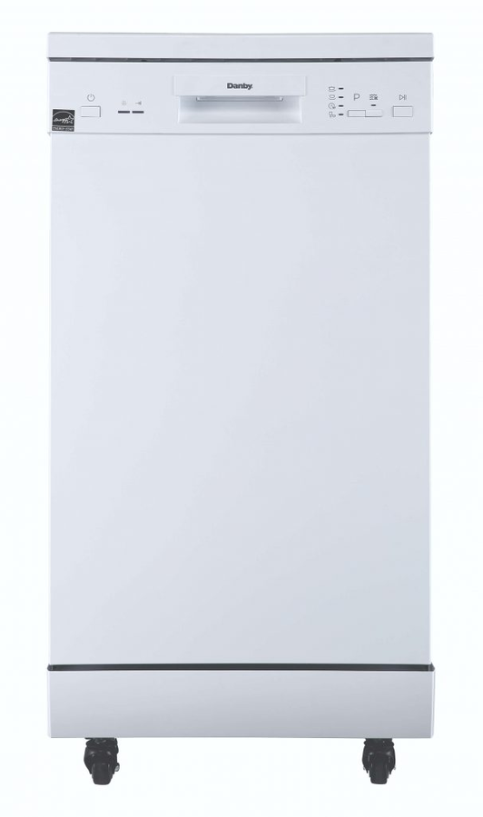 Danby DDW1805EWP 18 Inch White Dishwasher