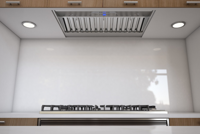 Zephyr AK9428BS 28 Inch Installed in Cabinet 700 CFM