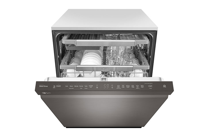 LG LDP6797BD 24 Inch Tall Tub Top Controls Stainless Steel Dishwasher