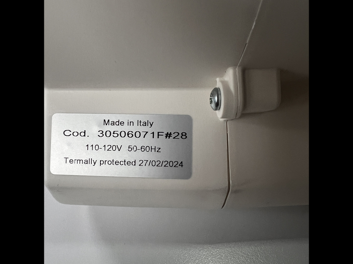 Falmec 30506071F#28 Blower Motor 110-120V 60Hz T80-4V 800 m3/h for Falmec built-in Inserts, Under Cabinet and Wall Mount Hoods