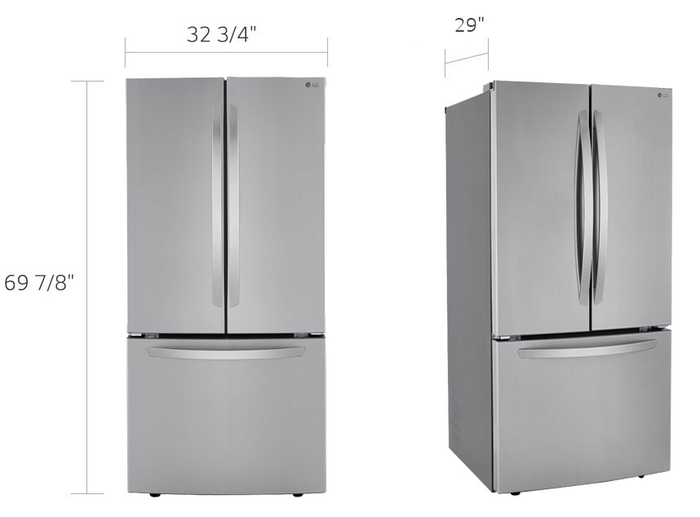 LG LRFCS2523S Refrigerator Replacement Parts