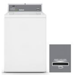 Huebsch HWNKY2SP116CW01 25 Inch Commercial 3.19 Cu.Ft PREP FOR CARD Top Load Washer