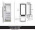 Fulgor Milano F7IFC30O1R 30 Inch Built In Freezer Column