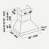 Falmec FPDPR48W9SS3 48 Inch Mounted on Wall 1000 CFM