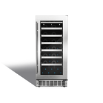 Silhouette DWC031D1BSSPR 15 Inch Under Counter Refrigerator Wine Fridge