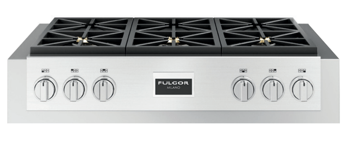 Fulgor Milano F6GRT366S1 36 Inch Sealed Burners Gas Rangetop