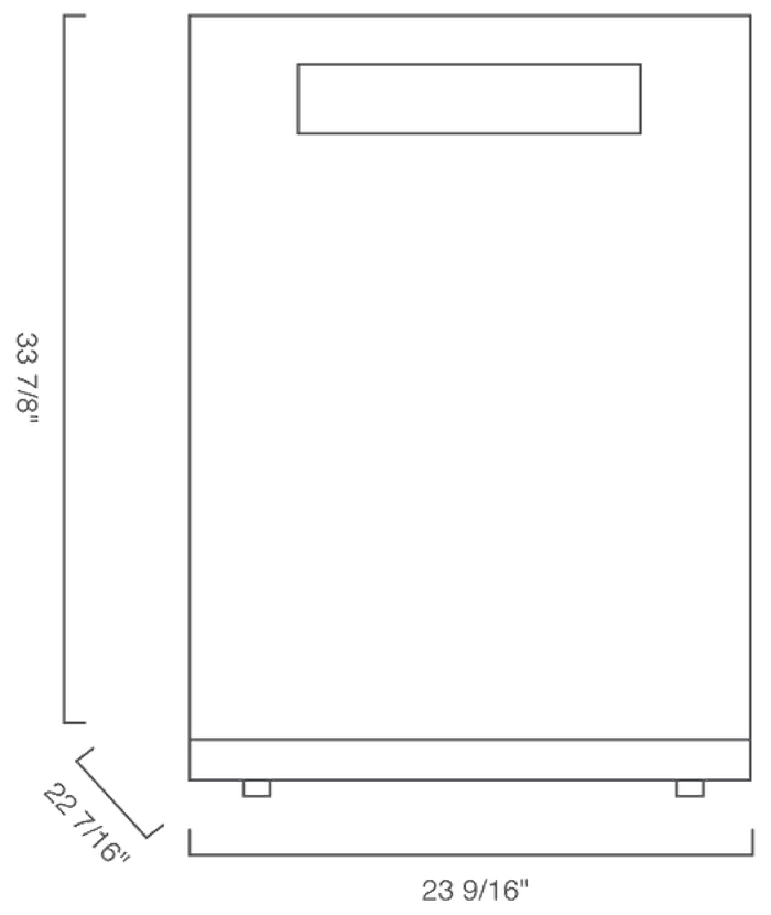 Blomberg DWT52800WIH 24 Inch Dishwasher 3rd Rack
