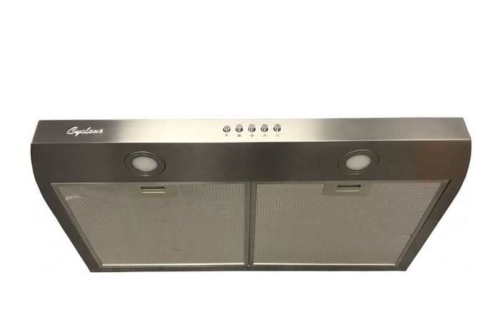 Cyclone CY917R24W 24 Inch Installed Under Cabinet 300 CFM