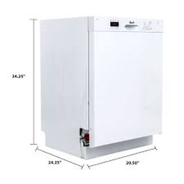 Avanti DWF24V0W 24 Inch White Dishwasher