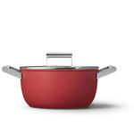 Smeg CKFC2411RDM Cookware 24cm Casserole Dish with Lid