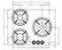 Pitt Cooking CAPITAL3BT-NG 21 Inch Black 3 Burner Gas Cooktop