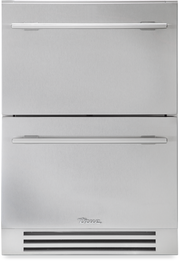 True Residential TUF24DSSC 24 Inch Drawer Freezer Under Counter Freezer