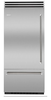 BlueStar BBB36L3CFPLT 36 Inch Built In Bottom Freezer Refrigerator