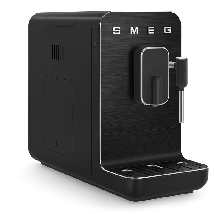 Smeg BCC02FBMUS Retro 50's Style Fully Automatic Espresso Maker Full Black disco@aniks.ca
