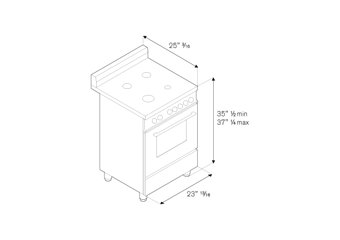 Bertazzoni PROF244GASXELP Gas Range Replacement Parts
