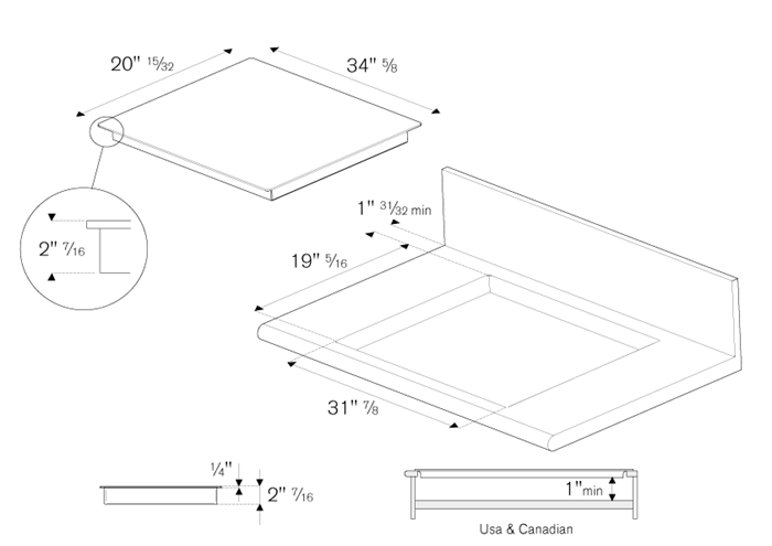 Bertazzoni P365IAE 36 Inch Induction Cooktop