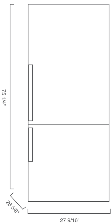 Blomberg BRFB1452SSN 30 Inch Counter Depth - Refrigerator - Parts