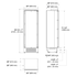 Fulgor Milano F7IFC24O1L 24 Inch Built In Freezer Column