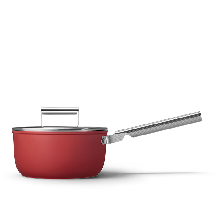 Smeg CKFS2011RDM Cookware 20cm Sauce Pan with Lid