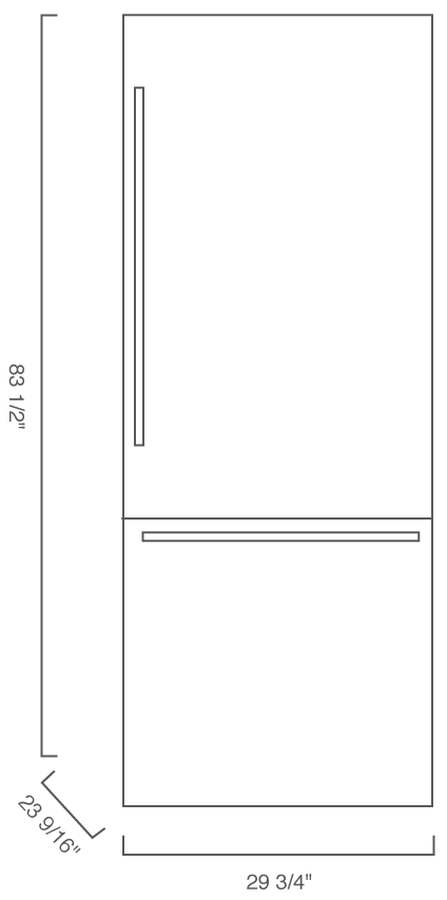 Blomberg BRFB1920FFBI 30 Inch Counter Depth - Refrigerator - Parts