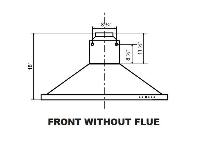 Cyclone SIB52036SS 36 Inch Mounted to Ceiling 600 CFM