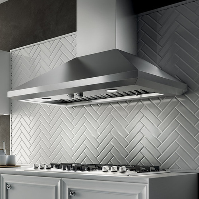Elica ELN136S1 Wall Mount Range Hood 36 Inch Mounted on Wall 1200 CFM - Parts