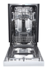 Avanti DW1831D0WE 18 Inch Dishwasher Front Controls