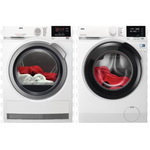 AEG W14120 DC240 24 Inch Electric Washer & Dryer Pair