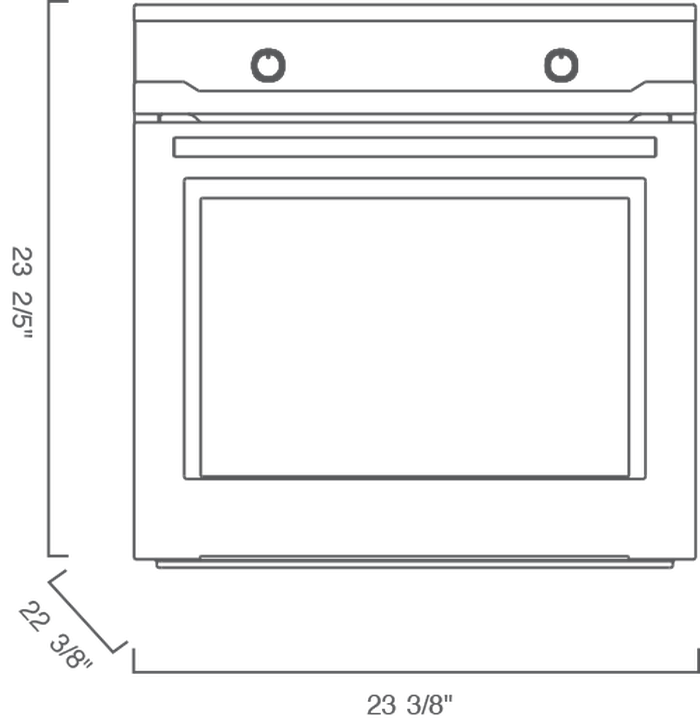 Blomberg BWOS24110B 24 Inch Built-in Electric Range Part