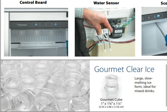 Scotsman SCCP50MB1SU 15 Inch  Ice Machine