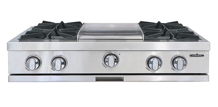 Capital CGRT362G2N 36 Inch Gas Rangetop