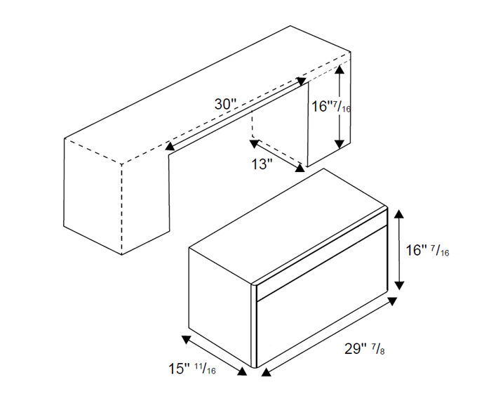 Bertazzoni KOTR30XV 30 Inch Pro Series Over the Range Microwave