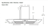 Cyclone SIB52236SS 36 Inch Mounted to Ceiling 600 CFM