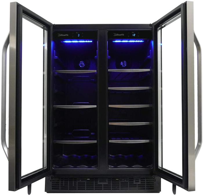 Silhouette SBC051D1BSS 24 Inch Built In Beverage Cooler
