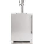 True Residential TUR24DDLSSC 24 Inch Beer Dispenser Compact Refrigerator