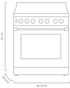 Blomberg BDF30522CSS 30 Inch Dual Fuel Range Part