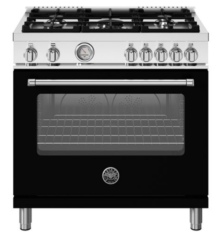 Bertazzoni MAS365GASNEV 36 Inch Master Series Gas Range