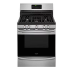 Frigidaire GCRG3060BF 30 Inch 5.1 Cu Ft 4 Burner Griddle Self Clean Gas Range