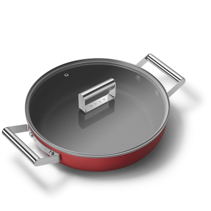 Smeg CKFD2811RDM Cookware 28cm Casserole Dish with Lid-sold out