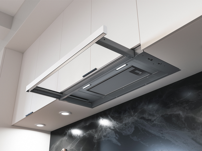 Zephyr ZPIE24BG 24 Inch Installed Under Cabinet 500 CFM