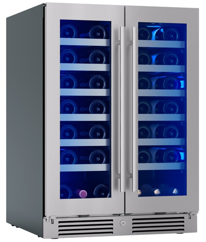 Zephyr PRW24C32CG 24 Inch Undercounter Wine Refrigerator