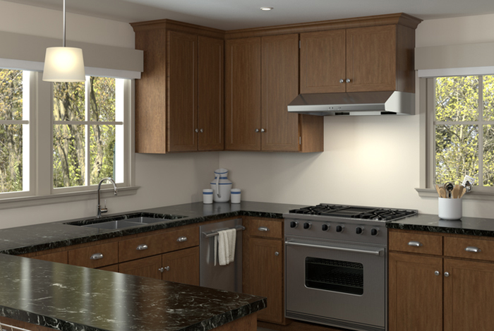 Zephyr AK6500CW 30 Inch Installed Under Cabinet 600 CFM
