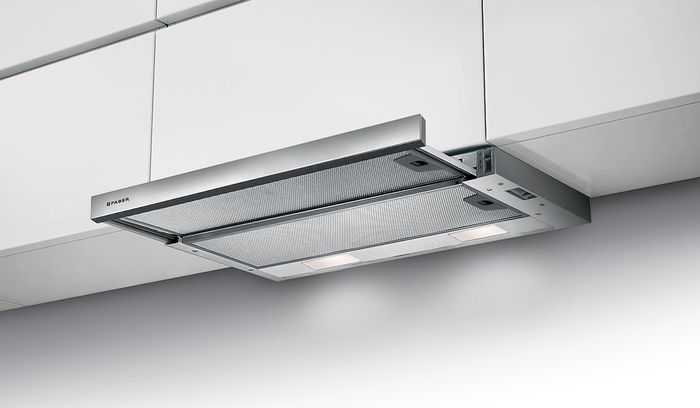 Faber FLEX24SS300 24 Inch Installed Under Cabinet Range Hood 240 CFM