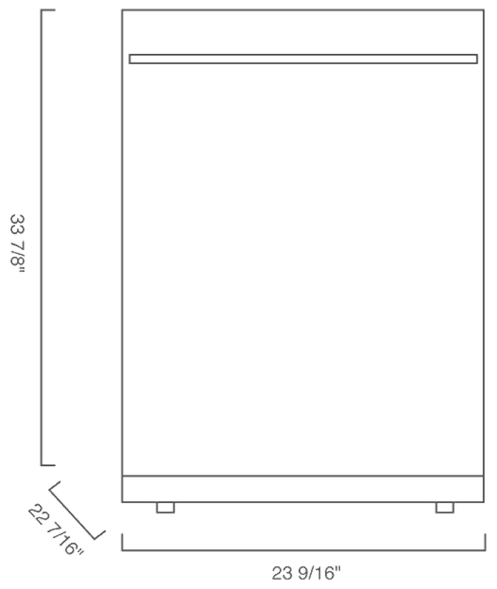 Blomberg DWT51600W 24 Inch Dishwasher Tall Tub Top Controls