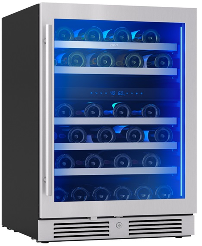 Zephyr PRW24C02CG 24 Inch Undercounter Wine Refrigerator