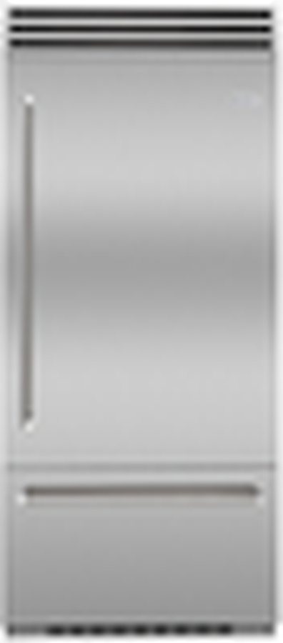 BlueStar BBB36L2CCPLT 36 Inch Built In Bottom Freezer Refrigerator